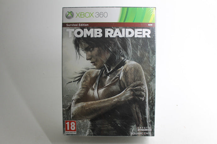 Tomb Raider-Survival Edition (Microsoft Xbox 360, 2013) NEU SEALED VGA WATA