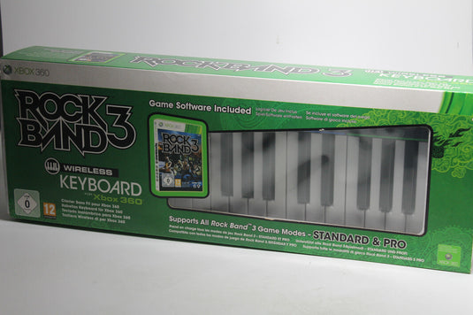 XBOX 360 Guitar Hero / Rock Band 3 Spiele / Keyboard - SEALED NEU