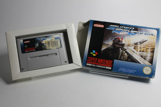 Super Air Driver (Super Nintendo) SNES Spiel inkl. OVP Acryl Case