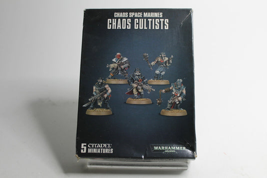 Chaos Space Marines - 5x Chaos Cultists klassisch - 95 % vollständig