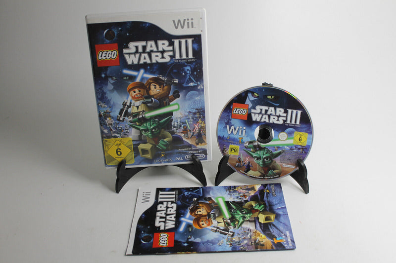 Laden Sie das Bild in Galerie -Viewer, LEGO Star Wars III: The Clone Wars (Nintendo Wii, 2011, DVD-Box)
