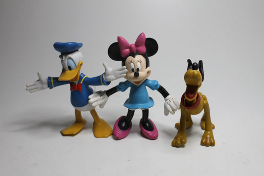 Disney Donald Duck Minnie Maus Pluto Figur Sammlerstück RAR