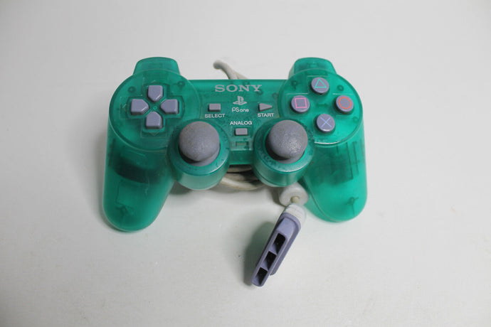 Original Sony PlayStation 2 Controller / Blau-Transparent / ANALOG / PS2 / TOP