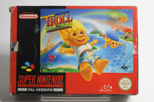 SNES - Super Troll Island - Super Nintendo (OVP)