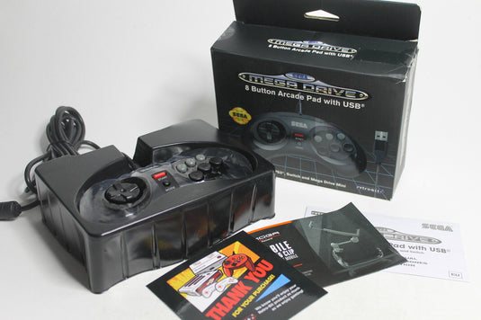 Retro-Bit SEGA Mega Drive USB Controller - Schwarz