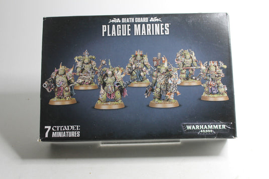 Death Guard - 7x Plague Marines - Warhammer 40k - 90 % vollständig