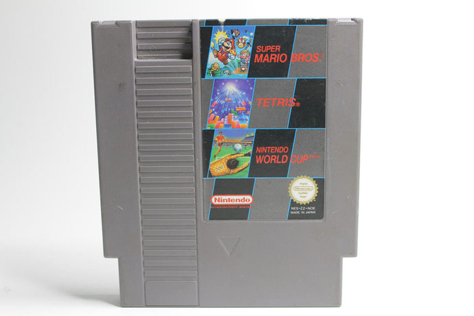 Super Mario Bros. 1 - Nintendo World Cup - Tetris - NES 3 in 1 Modul