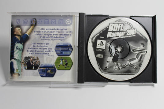 Bdfl Manager 2001 - PS1 (Sony Playstation 1) - Top Zustand - mit Handbuch