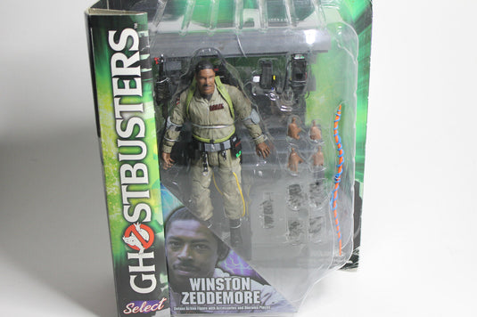 Select Ghostbusters Deluxe Action Figur,Winston Zeddemore with Accessoires, Neu