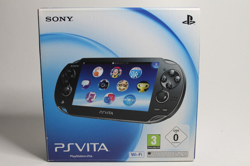 Laden Sie das Bild in Galerie -Viewer, Sony Vita 512MB Spielkonsole - Schwarz (PCH-1004) (9180692) mit OVP CIB
