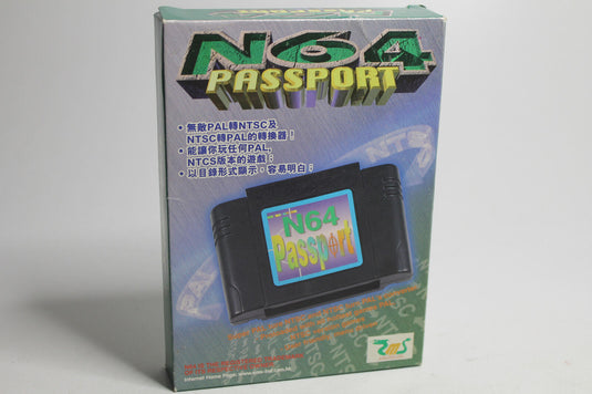 N64 Nintendo 64 Passport Plus IMPORT Universal Adapter NTSC (Top Zustand)