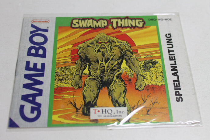 Anleitung zu Swamp Thing für GameBoy