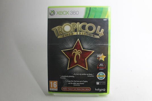 Tropico 4-Gold Edition (Microsoft Xbox 360, 2012) NEU SEALED VGA WATA