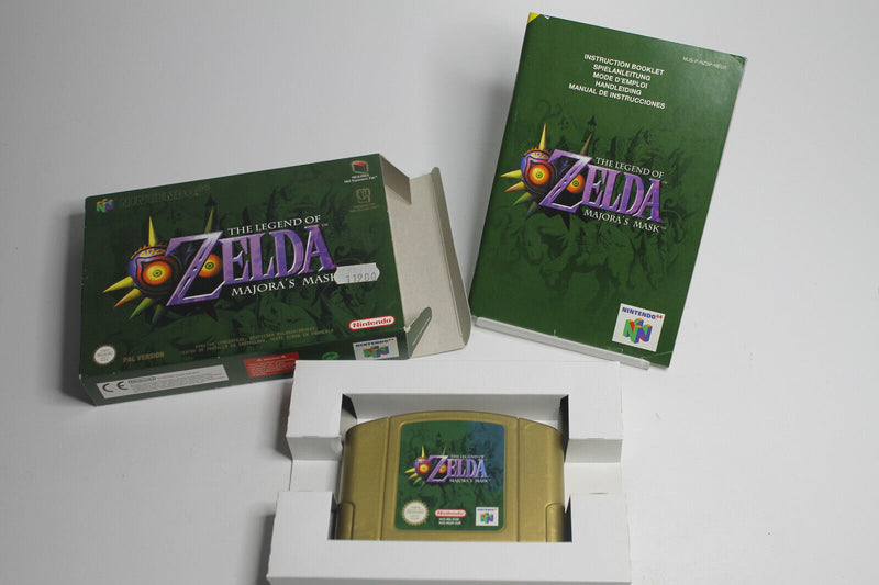 Laden Sie das Bild in Galerie -Viewer, The Legend of Zelda: Majora&#39;s Mask (Nintendo 64) OVP Spieleberater CIB Sammler
