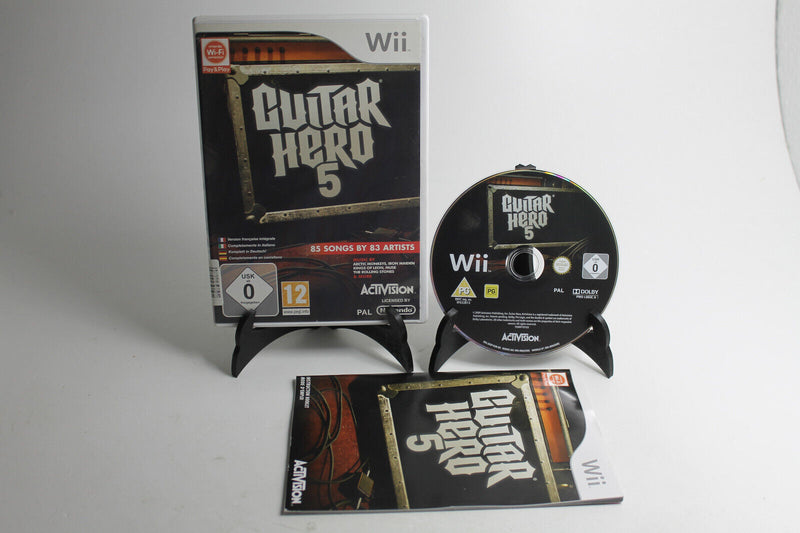 Laden Sie das Bild in Galerie -Viewer, Guitar Hero 5 (Nintendo Wii, 2009, DVD-Box)
