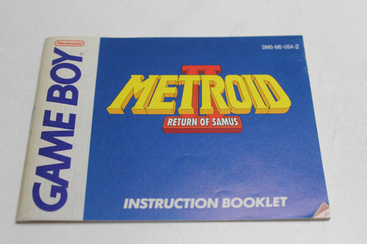 Metroid 2 Return of Samus Nintendo Gameboy Anleitung