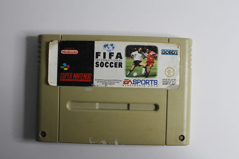 Laden Sie das Bild in Galerie -Viewer, Super Nintendo SNES Spiel -FIFA International Soccer Videospiel Modul Cartridge
