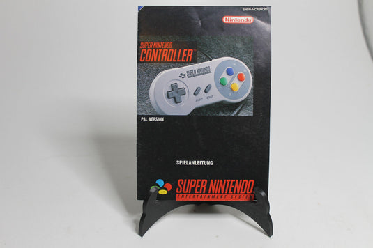 SNES Controller Anleitung TOP Super Nintendo Bedienungsanleitung Manual Original