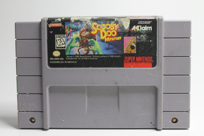 Laden Sie das Bild in Galerie -Viewer, Super Nintendo Scooby-Doo Mystery SNES  Modul USA NTSC
