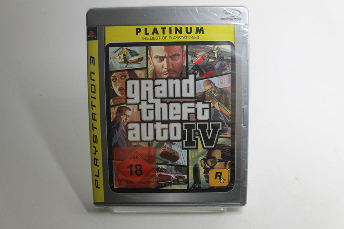 Grand Theft Auto IV (Sony PlayStation 3, 2009) NEU SEALED VGA WATA