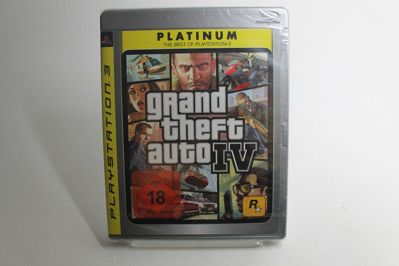 Laden Sie das Bild in Galerie -Viewer, Grand Theft Auto IV (Sony PlayStation 3, 2009) NEU SEALED VGA WATA
