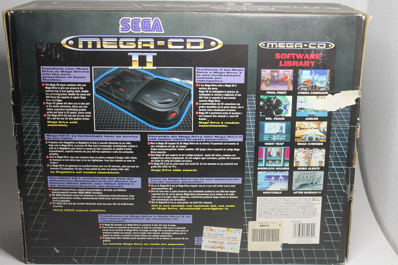 Laden Sie das Bild in Galerie -Viewer, SEGA Mega CD II 2 Konsole Mit OVP Inlay Tütchen Platten Komplett Boxed ⚡ Versand
