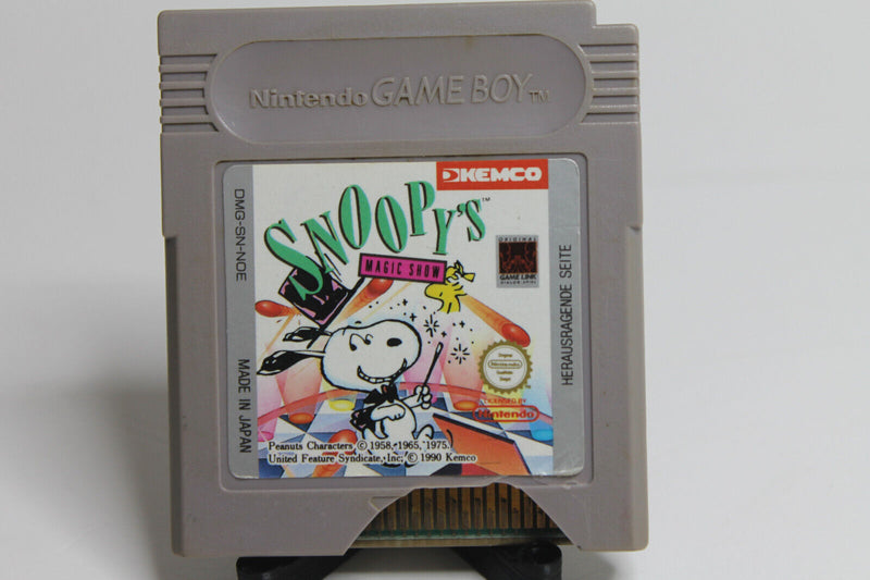 Laden Sie das Bild in Galerie -Viewer, Snoopys Magic Show Nintendo Gameboy Classic Spiel
