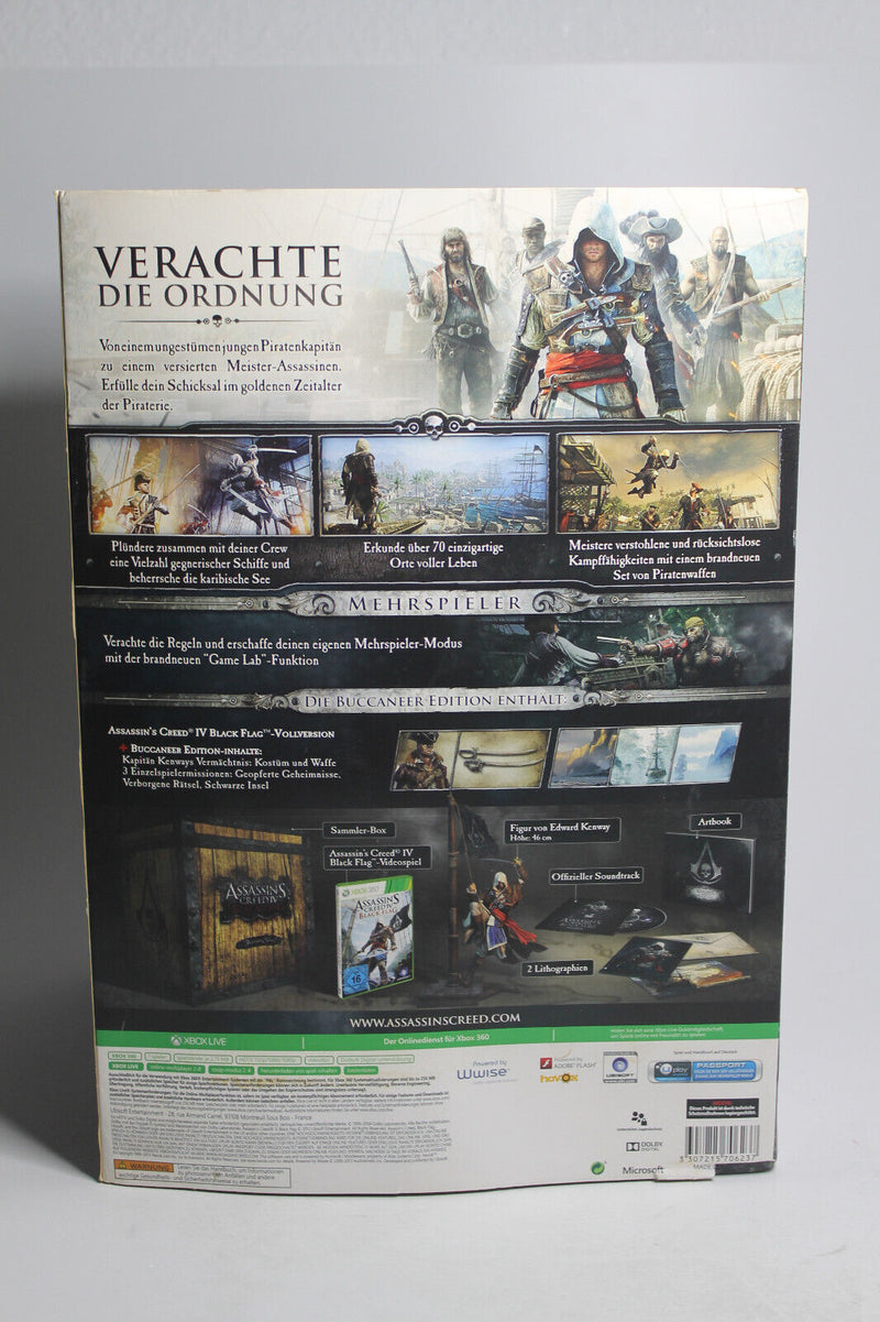 Laden Sie das Bild in Galerie -Viewer, Assassin&#39;s Creed 4: Black Flag - Buccaneer Edition (XBOX 360) + Spiel
