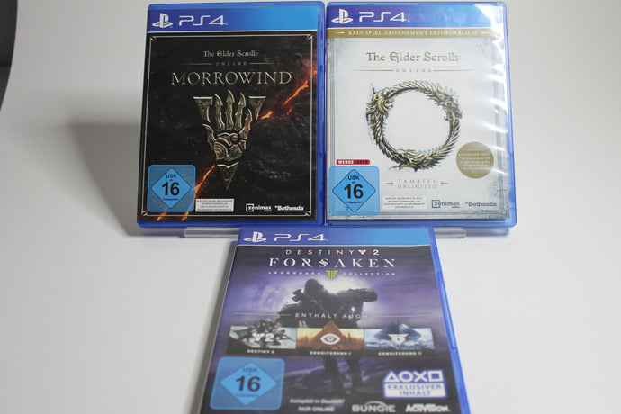 PS4 Bundle - Elder Scrolls Online - Morrowind - Destiny 2 Forsaken