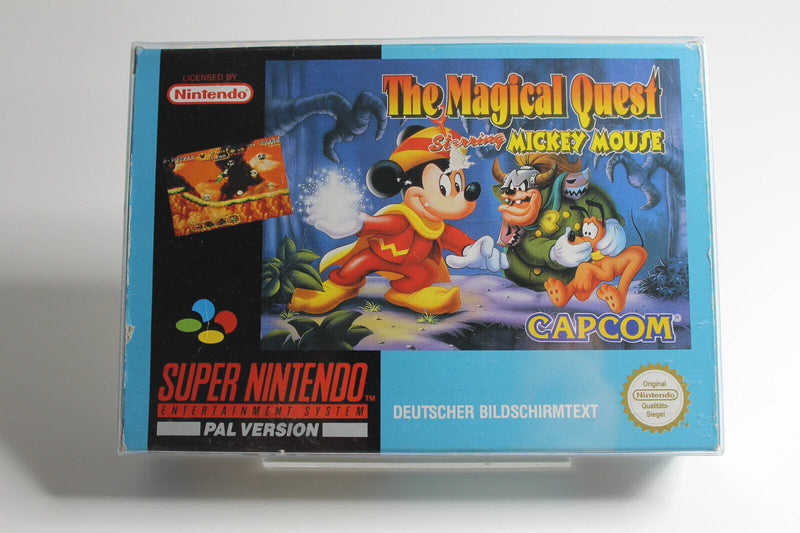 Laden Sie das Bild in Galerie -Viewer, The Magical Quest Starring Mickey Mouse - Super Nintendo OVP, CIB 1992 SNES
