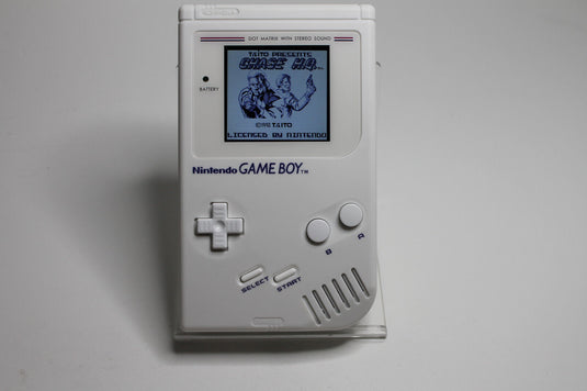 Nintendo Gameboy Classic weiß Handheld mit IPS V5 LCD-Display Mod - TOP Zustand