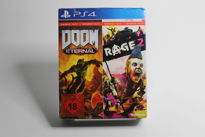 Sony Playstation 4 PS4 Doom Eternal / Rage 2 Double Pack Doppelpack 2 Spiele neu